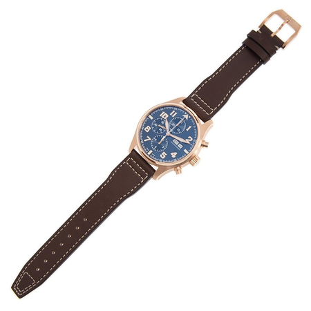 IWC Pilot Le Petit Prince Chronograph Automatic Blue Dial Men's Watch IW377721