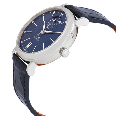 IWC Portofino Blue Dial Automatic Ladies Watch IW459006