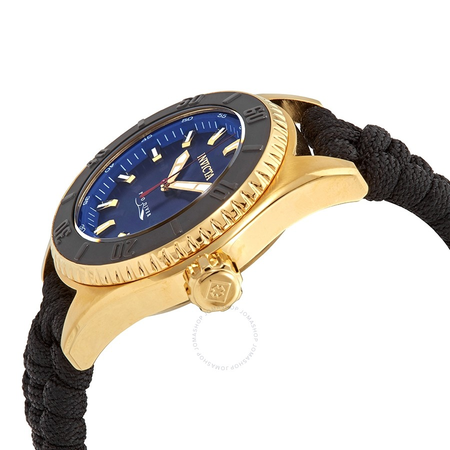 Invicta Pro Diver Automatic Blue Dial Black Nylon Men's Watch 26025