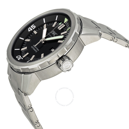 IWC Aquatimer Black Dial Stainless Steel Men's Watch IW329002