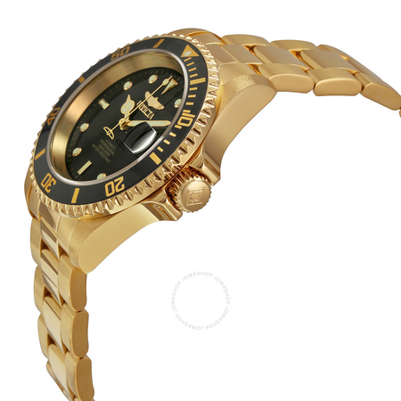 Invicta Pro Diver Black Dial Gold-plated Men's Watch 8929C 8929OB