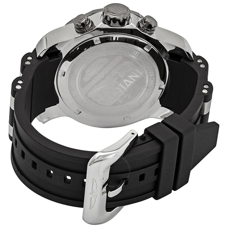Invicta Pro Diver Chronograph Black Dial Black Polyurethane Men's Watch 17879