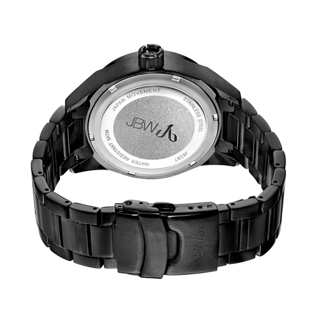 JBW Rook Black Dial Black IP Stainless Steel Men's Watch J6287K