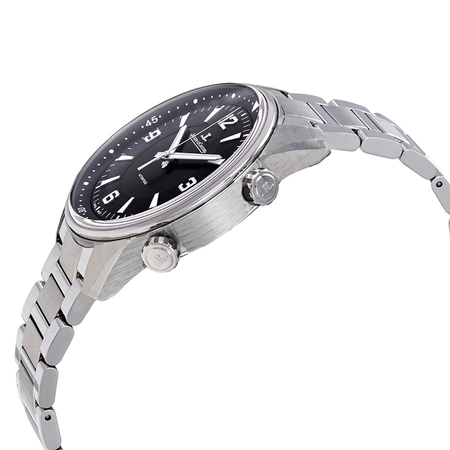 Jaeger LeCoultre Polaris Black Dial Automatic Men's Steel Watch 9008170 Q9008170