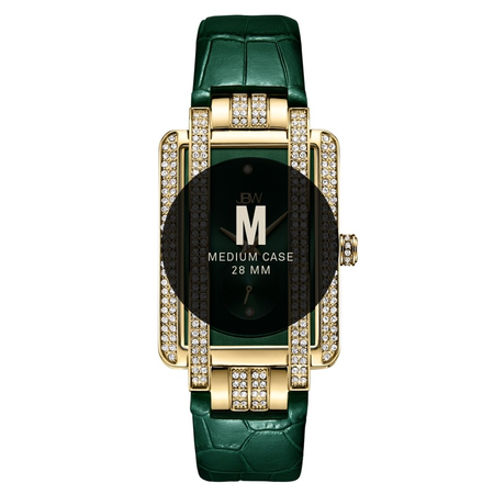 JBW Mink Quartz Diamond Crystal Green Dial Ladies Watch J6358L-E