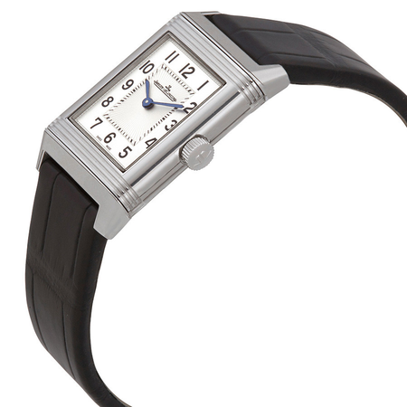 Jaeger LeCoultre Reverso Classic Silver Dial Ladies Leather Watch Q2608530