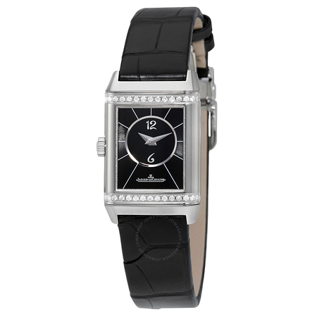 Jaeger LeCoultre Reverso Classic Small Duetto Alligator Leather Ladies Watch Q2668430