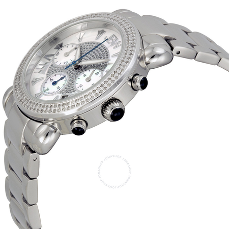 JBW Victory Chronograph Mother of Pearl Diamond Ladies Watch JB-6210-160-A