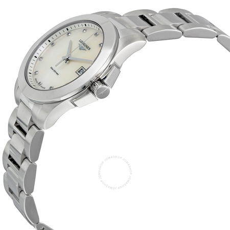 Longines Conquest Mother of Pearl Dial Ladies Watch L3.377.4.87.6