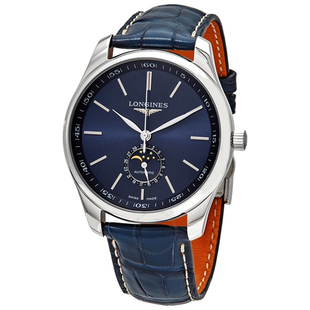 Longines Master Collection Automatic Blue Dial Men's Leather Watch L29194920