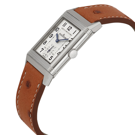 Jaeger LeCoultre Reverso Classic Silver Dial Ladies Leather Watch Q2438521