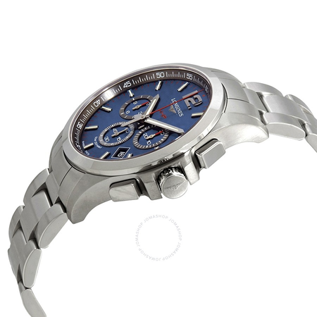 Longines Conquest V.H.P. Perpetual Chronograph Quartz Blue Dial Men's Watch L37274966