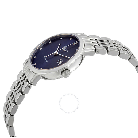 Longines Elegant Automatic Diamond Blue Dial Ladies Watch L4.310.4.97.6