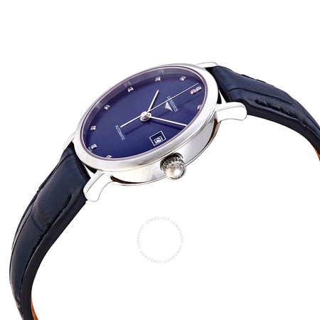 Longines Elegant Automatic Diamond Blue Dial Ladies Watch L4.310.4.97.2