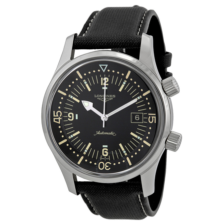 Longines Heritage Automatic Black Dial Men's Watch L3.674.4.50.0