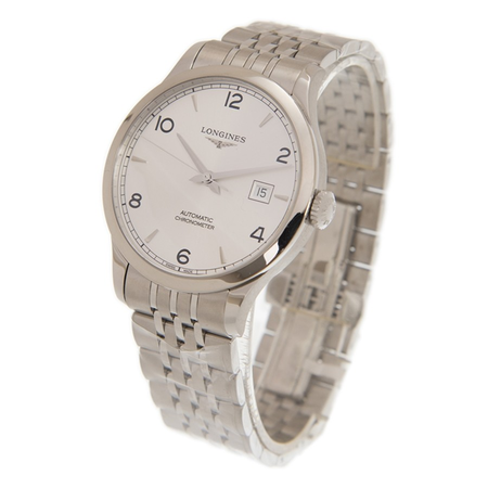 Longines Record Automatic Silver Dial Unisex Watch L2.821.4.76.6