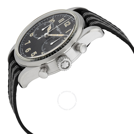 Montblanc 1858 Chronograph Automatic Black Dial Men's Watch 117835