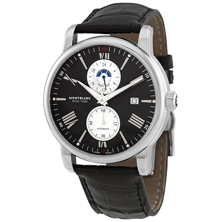 Montblanc 4810 Dual Time Automatic Black Dial Men's Watch 114858