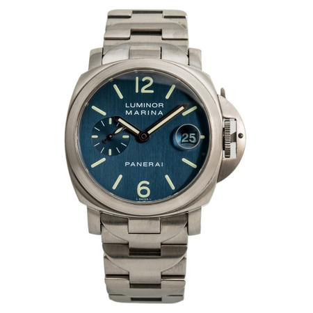 Panerai Pre-owned  Luminor Marina Automatic Blue Dial Men's Watch PAM00120 (Pre-own)