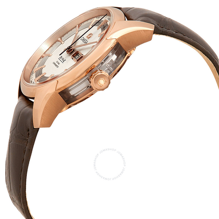 Omega De Ville Hour Vision 18kt Rose Gold Automatic Chronometer Silver Dial Men's Watch 431.63.41.22.02.001