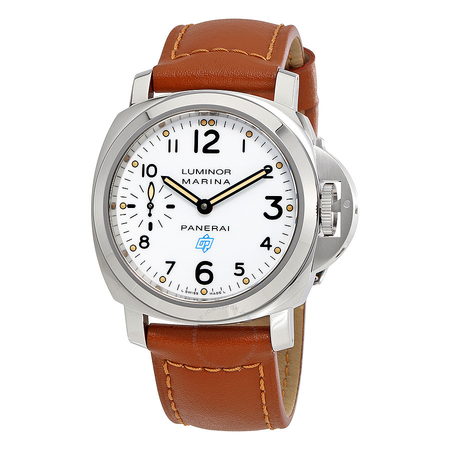 Panerai Luminor Marina White Dial Men's Hand Wound Watch PAM00660