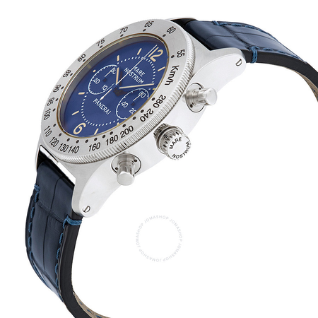Panerai Mare Nostrum Acciaio Chronograph Blue Dial Men's Watch PAM00716