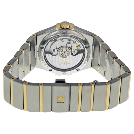 Omega Constellation Champagne Dial Steel and 18kt Yellow Gold Diamond Men's Watch 12325352058001 123.25.35.20.58.001