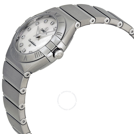 Omega Constellation Mother of Pearl Diamond Dial Ladies Watch 123.10.27.60.55.001