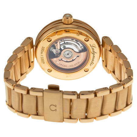 Omega Deville Ladymatic Mother of Pearl Dial 18kt Rose Gold Ladies Watch 42565342055001 425.65.34.20.55.001