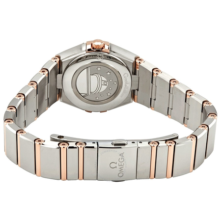 Omega Constellation Manhattan Mother of Pearl Dial Ladies Steel and 18kt Sedna Gold Watch 131.20.25.60.05.001