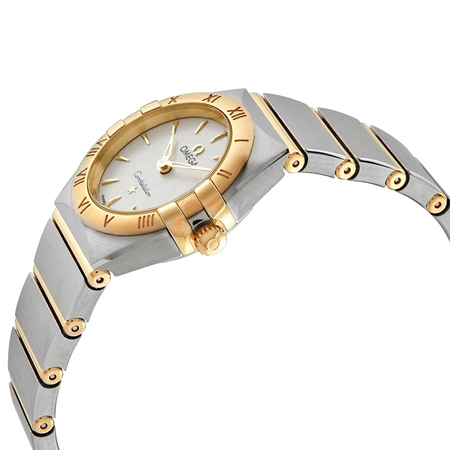 Omega Constellation White Dial Ladies Steel and 18K Yellow Gold Watch 131.20.25.60.02.002