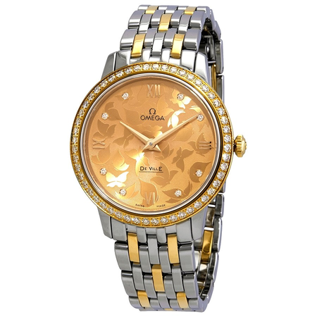 Omega De Ville Prestige Diamond Ladies Watch 424.25.33.60.58.001