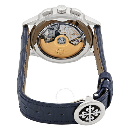 Patek Philippe Complications Blue Dial Automatic Men's 18K White Gold Watch 5930G-001