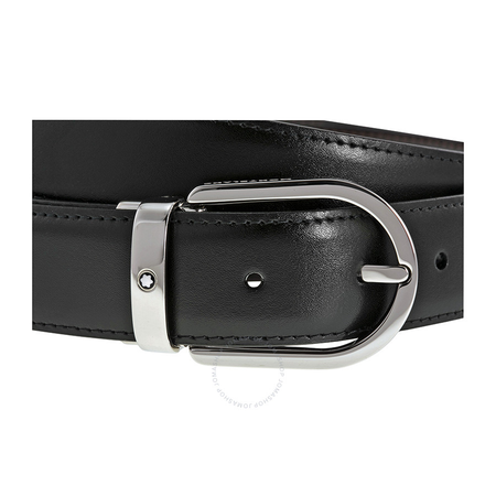 Montblanc Montblanc Reversible Black/Brown Leather Belt 38157