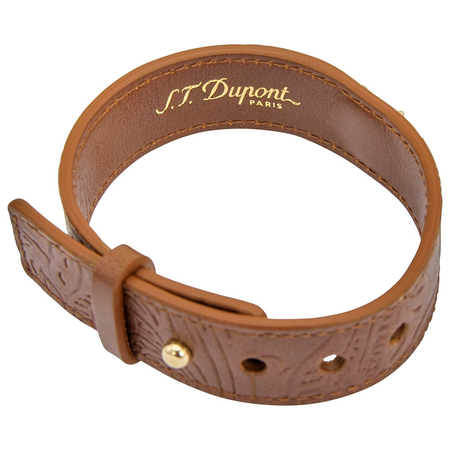S.T. Dupont Disney's Pirates of The Caribbean Brown Leather Bracelet 003201PC
