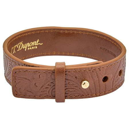 S.T. Dupont Disney's Pirates of The Caribbean Brown Leather Bracelet 003201PC