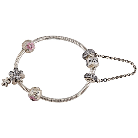 Pandora Ladies Floral Bracelet Gift Set B801116-18