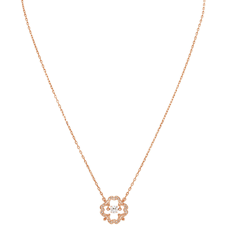 Swarovski Sparkling Dance Rose Gold Plated Necklace 5408437