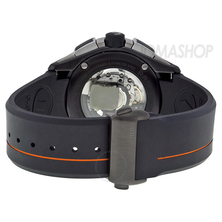 Rado Hyperchrome XXL Automatic Chronograph Black Dial Black Rubber Men's Watch R32525169