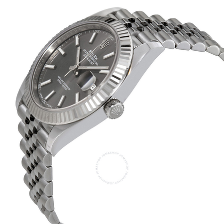 Rolex Datejust Dark Rhodium Dial Automatic Men's Jubilee Watch 126334RSJ