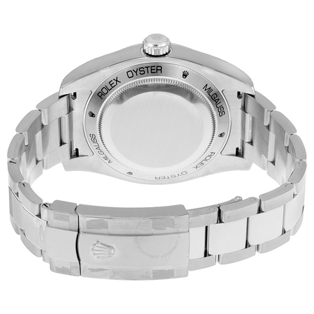 Rolex Milgauss Black Dial Domed Bezel Green Crystal Oyster Bracelet Unisex Watch 116400V 116400GV
