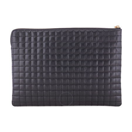 Celine Celine Black Charm Quilted Pouch 10B813BFL.38NO
