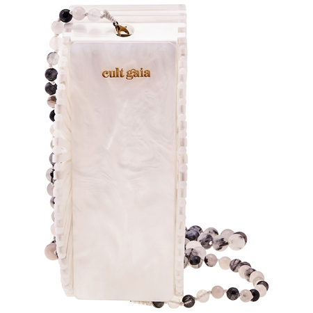 Cult Gaia Ladies Acrylic Luna Crossbody in White 23001AC WH