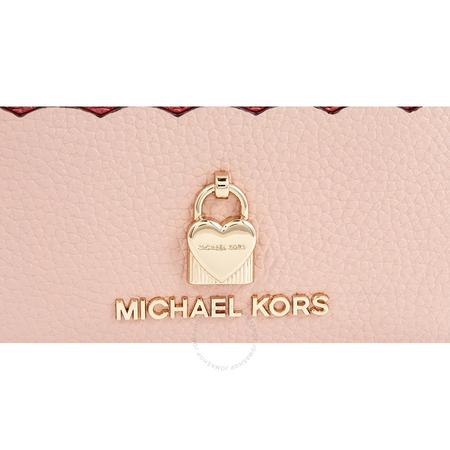 Michael Kors Zip Around Colorblock Coin Card Case- Soft Pink/Multi 32H8TF6Z1O-612