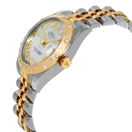 Rolex Pre-owned  Datejust Lady 31 Mother of Pearl Dial Stainless Steel and 18K Yellow Gold Jubilee Bracelet Automatic Watch 178343MRJ (Pre-own)