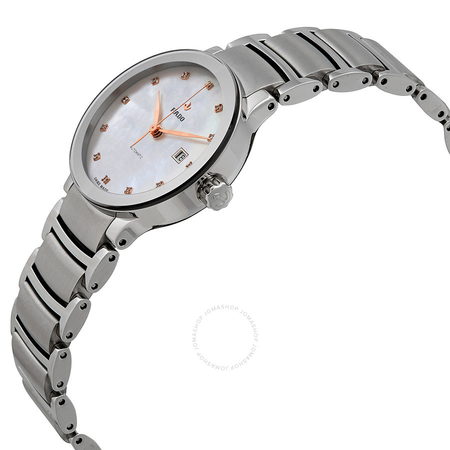 Rado Centrix Automatic Mother of Pearl Diamond Dial Ladies Watch R30027923