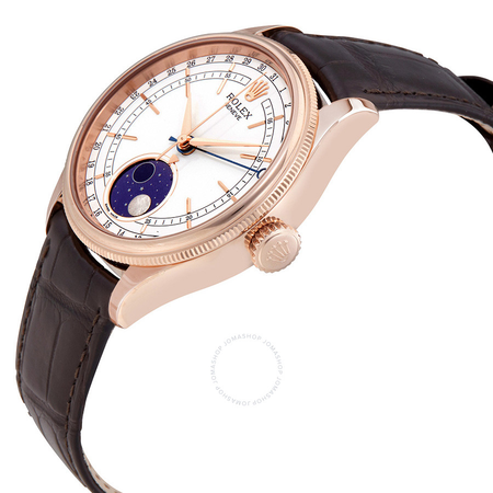 Rolex Cellini Automatic Moonphase 18kt Everose Gold Men's Watch 50535WSBRL