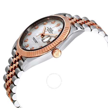 Rolex Datejust Automatic Diamond Men's Steel and 18ct Everose Gold Jubilee Watch 126331MDJ