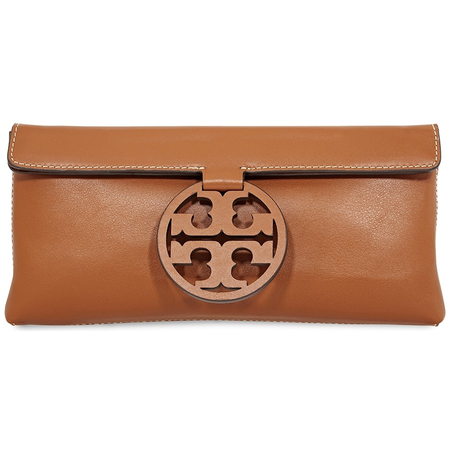 Tory Burch Miller Clutch- Aged Camello 56267-268