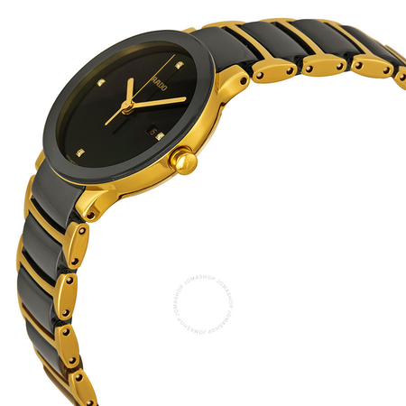 Rado Centrix Jubile Black Dial  Two Tone Ceramic Watch R30930712